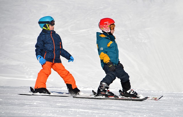 sjezdové lyžování dětí