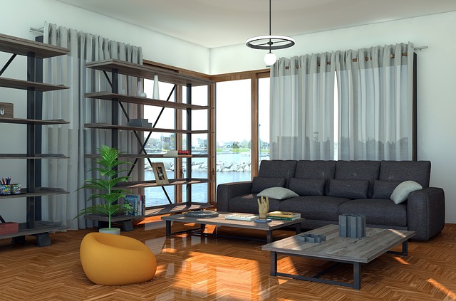 Moderně pojatý obývací pokoj